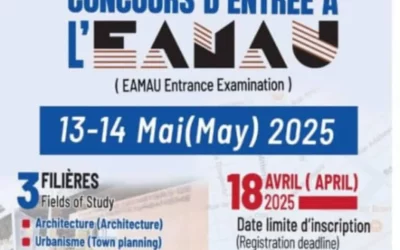 Concours d’entrée à l’EAMAU – Session 2025 – Communiqué